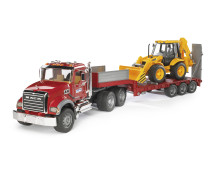 MACK-Granite dieplader m JCB shovel