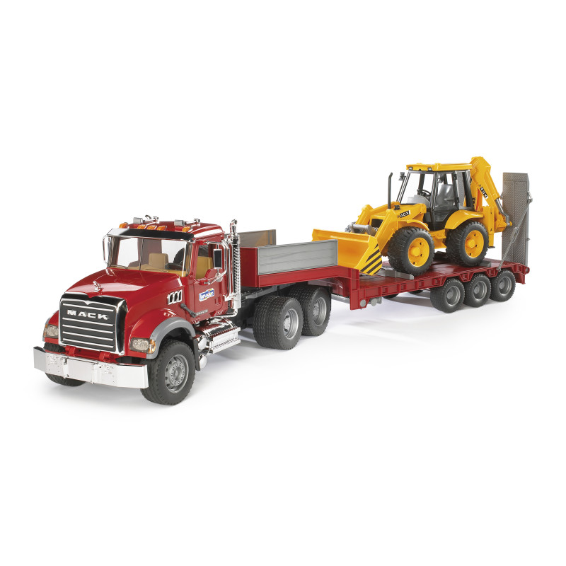 MACK-Granite dieplader m JCB shovel
