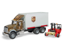 Mack Granite UPS logistiektruck + vork.