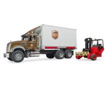 Mack Granite UPS logistiektruck + vork. Mack Granite UPS logistiektruck + vork.