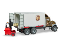 Mack Granite UPS logistiektruck + vork. Mack Granite UPS logistiektruck + vork.