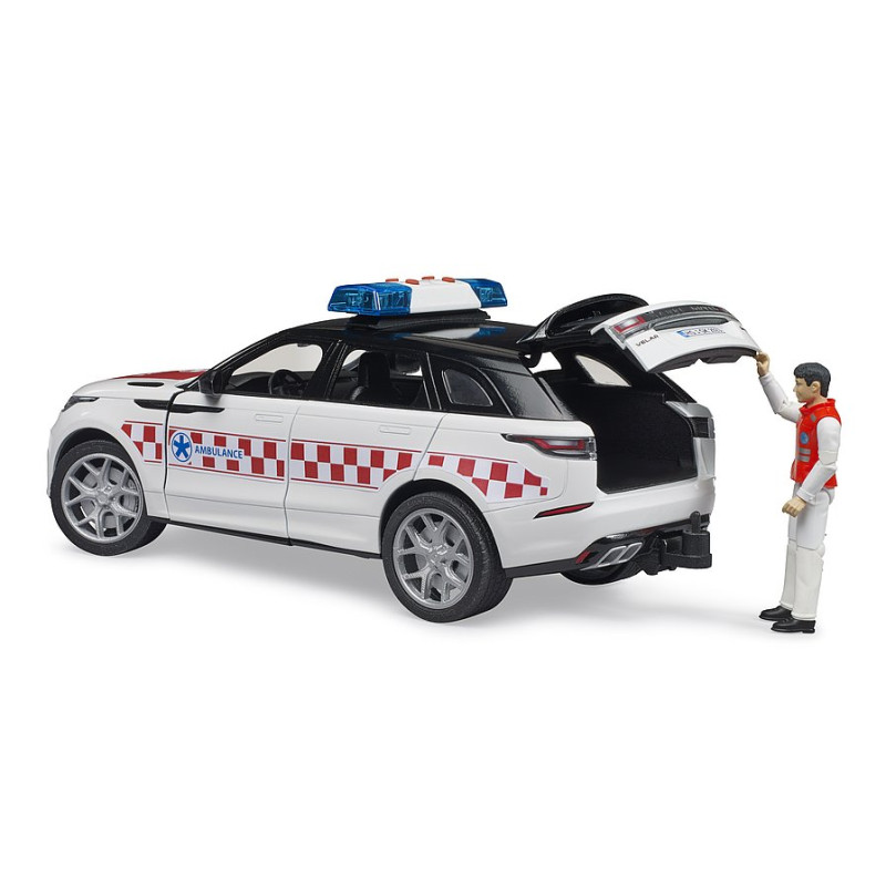 Range Rover ambulancewagen met figuur