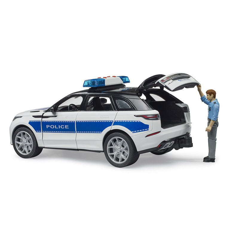 Range Rover Velar politiewagen met figuur Range Rover Velar politiewagen met figuur