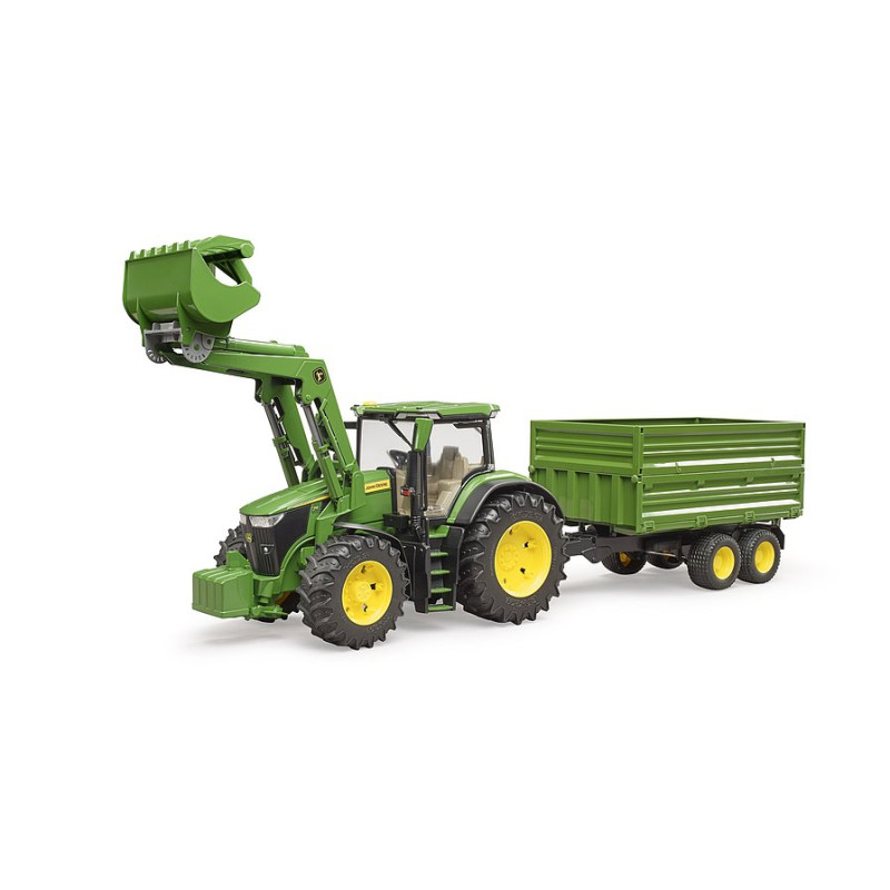 John Deere 7R 350 met voorlader + kipwagen John Deere 7R 350 met voorlader + kipwagen