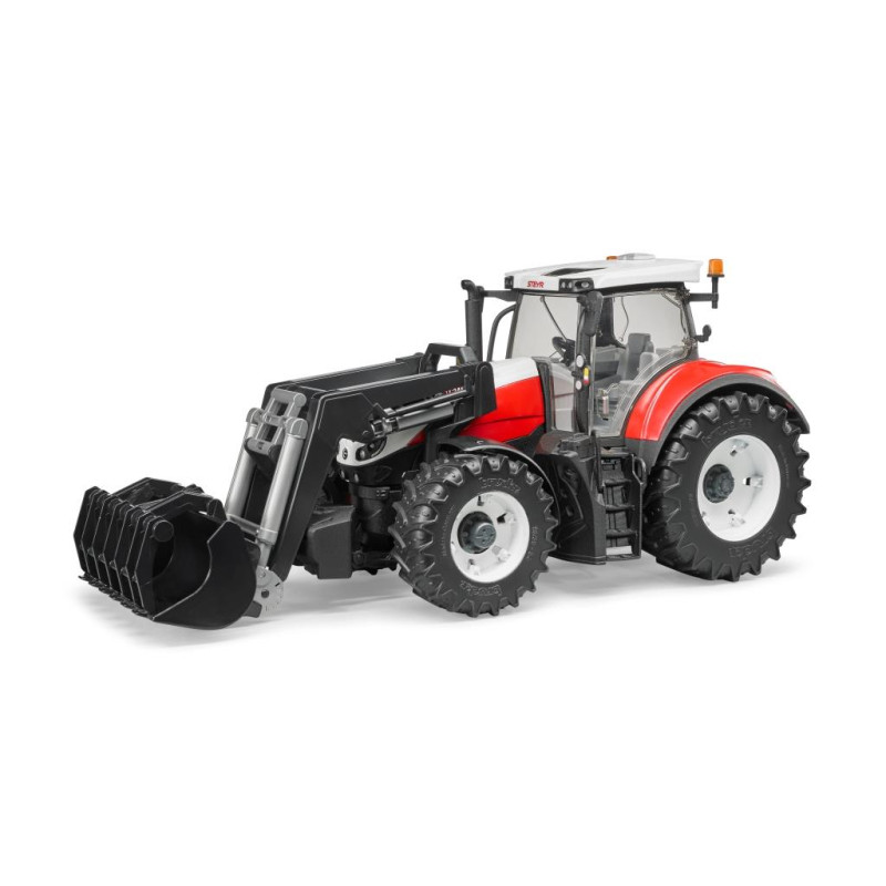 Steyr tractor 6300 Terrus CVT + aanhanger Steyr tractor 6300 Terrus CVT + aanhanger