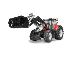 Steyr tractor 6300 Terrus CVT + aanhanger Steyr tractor 6300 Terrus CVT + aanhanger