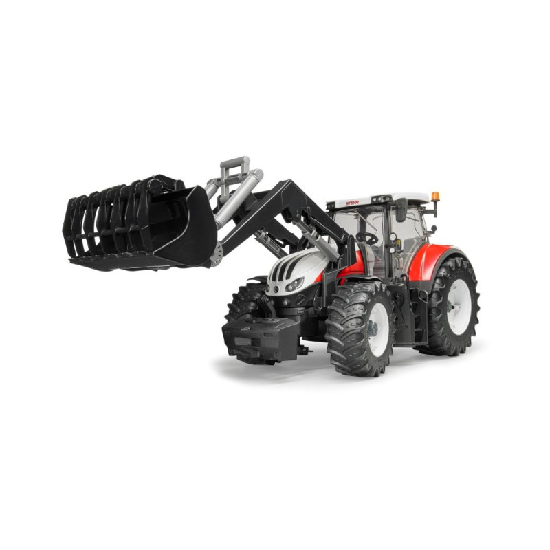 Steyr tractor 6300 Terrus CVT + aanhanger Steyr tractor 6300 Terrus CVT + aanhanger