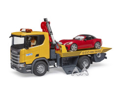 Scania Super 560R sleepwagen met roadster en licht en geluid Scania Super 560R sleepwagen met roadster en licht en geluid