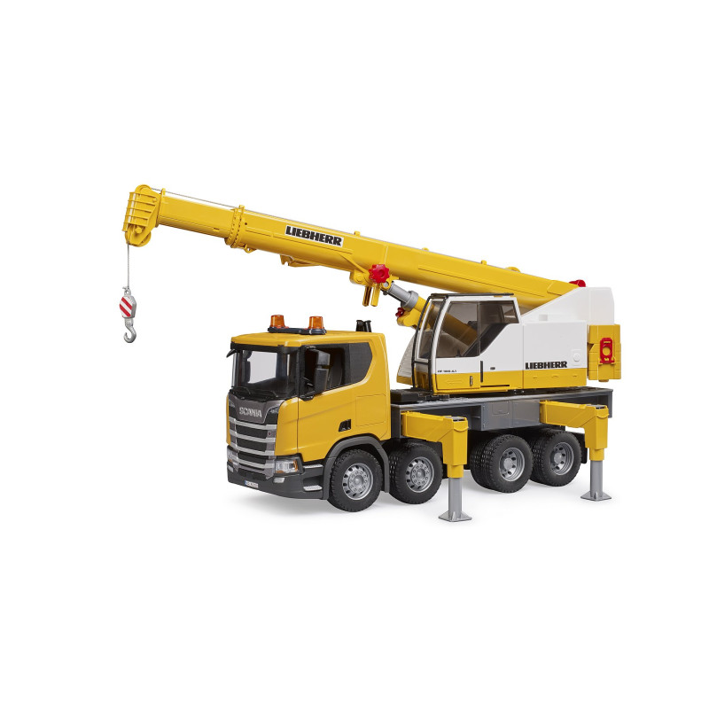 Scania Super 560R Liebherr kraanwagen met licht en geluid Scania Super 560R Liebherr kraanwagen met licht en geluid