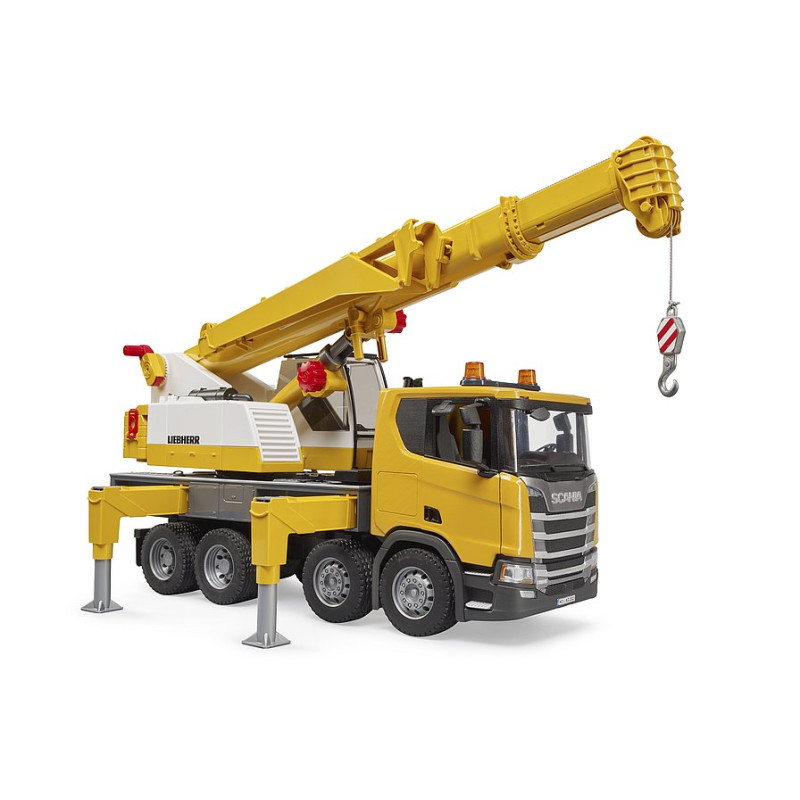 Scania Super 560R Liebherr kraanwagen met licht en geluid Scania Super 560R Liebherr kraanwagen met licht en geluid