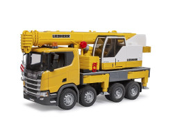 Scania Super 560R Liebherr kraanwagen met licht en geluid Scania Super 560R Liebherr kraanwagen met licht en geluid