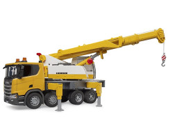 Scania Super 560R Liebherr kraanwagen met licht en geluid Scania Super 560R Liebherr kraanwagen met licht en geluid