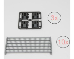 ONDERDEEL: 10x bouwhek + 12x steunblok