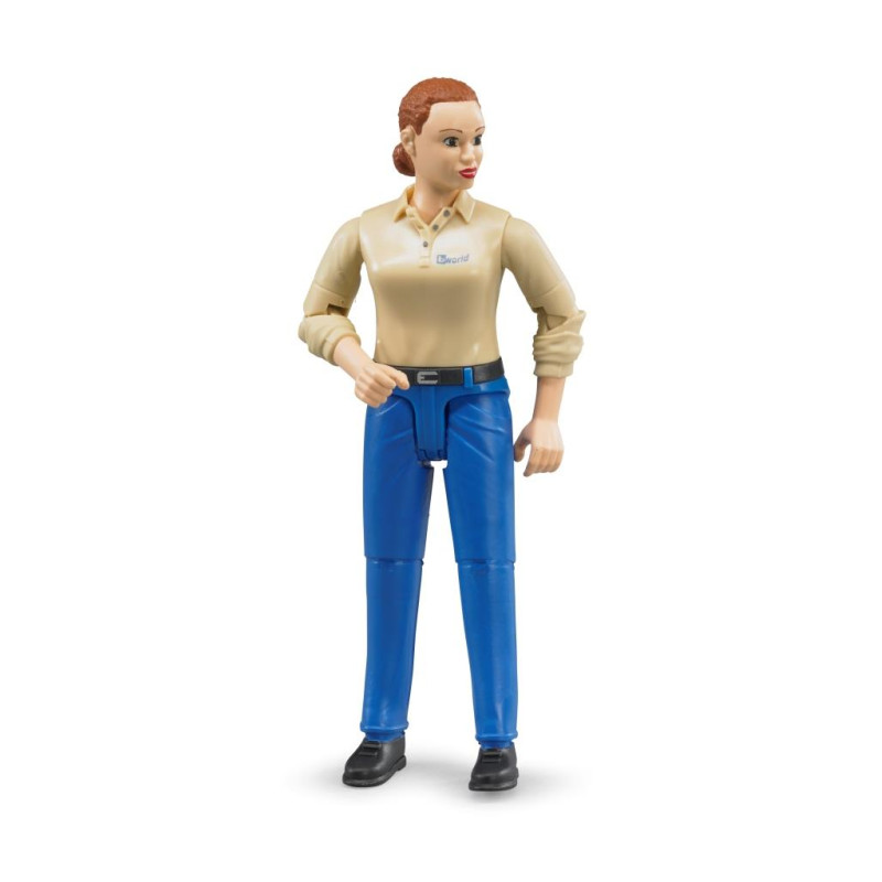 Speelfiguur vrouw (blank, rood haar) Speelfiguur vrouw (blank, rood haar)