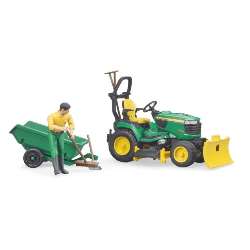 BWorld John Deere zitmaaier met accessoires BWorld John Deere zitmaaier met accessoires