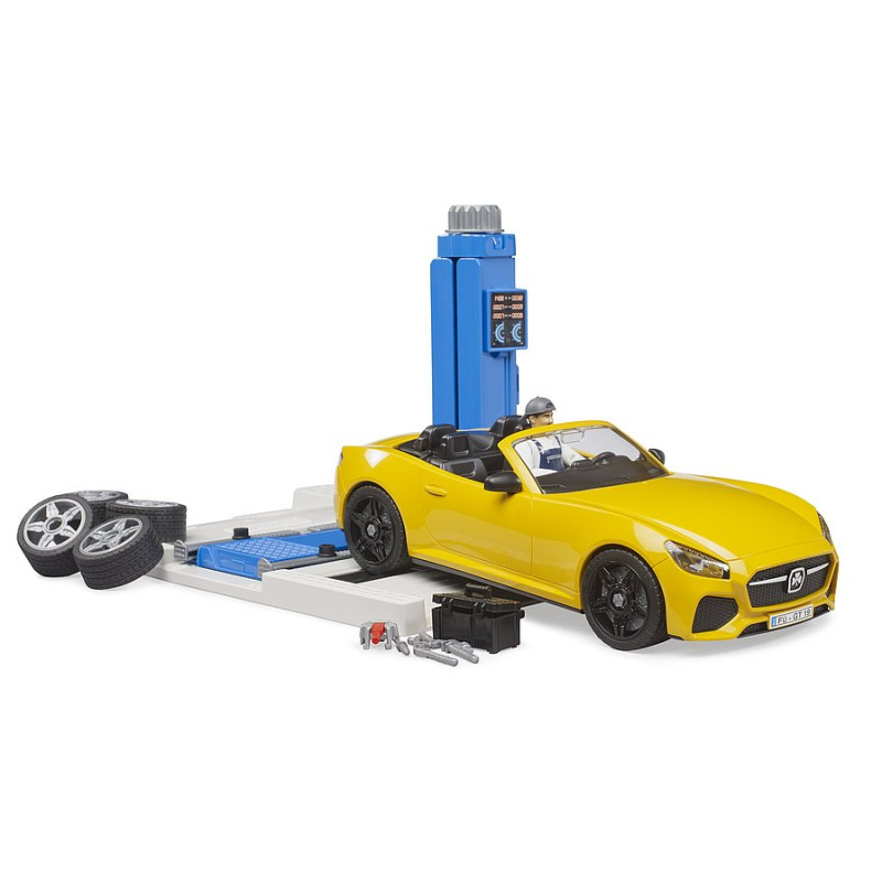 bworld Car Service Center + BRUDER Roadster bworld Car Service Center + BRUDER Roadster