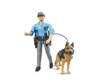 BWorld politie speelfiguur met hond BWorld politie speelfiguur met hond