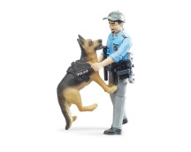 BWorld politie speelfiguur met hond BWorld politie speelfiguur met hond
