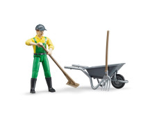 Figurenset boer + accessoires (4-delig) Figurenset boer + accessoires (4-delig)