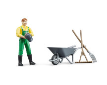 Figurenset boer + accessoires (4-delig) Figurenset boer + accessoires (4-delig)