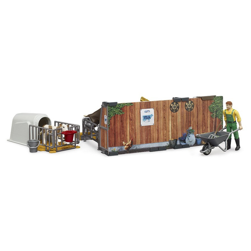 BWorld koeienstal met figuur
