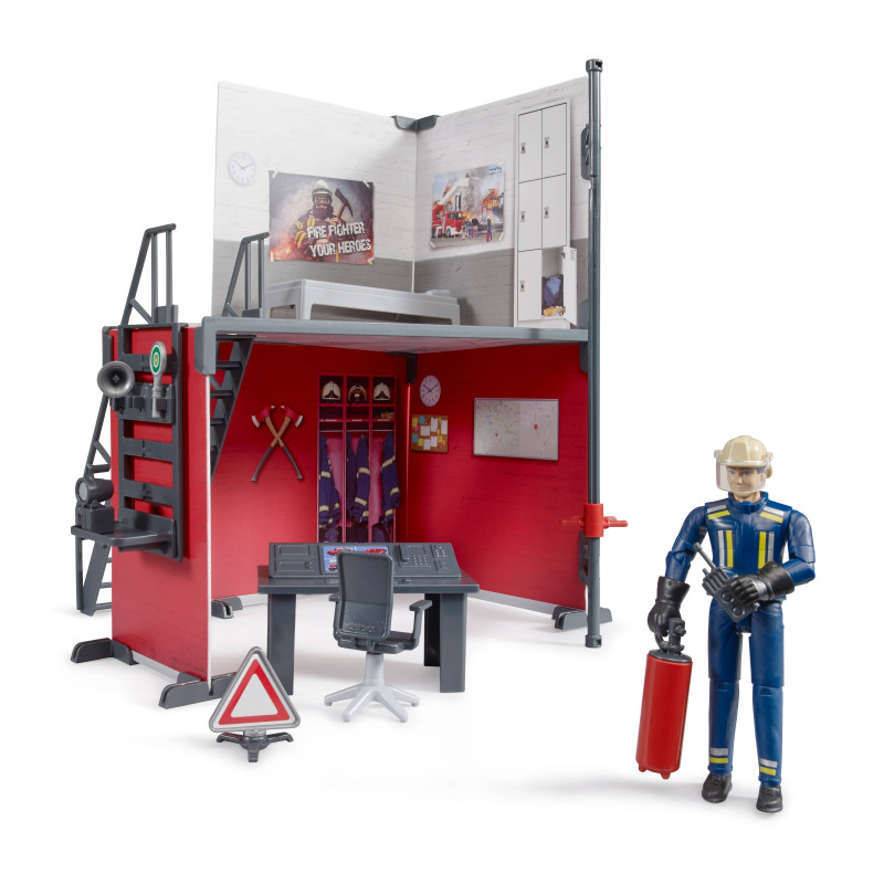 BWorld brandweerkazerne met brandweerman