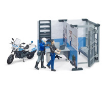 BWorld politiebureau met politiemotor