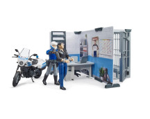 BWorld politiebureau met politiemotor BWorld politiebureau met politiemotor