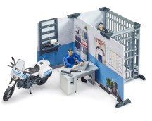 BWorld politiebureau met politiemotor BWorld politiebureau met politiemotor