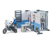 BWorld politiebureau met politiemotor BWorld politiebureau met politiemotor