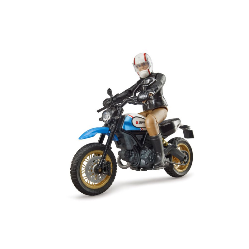 Ducati Scrambler Desert Sled met figuur Ducati Scrambler Desert Sled met figuur