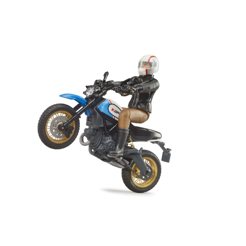 Ducati Scrambler Desert Sled met figuur Ducati Scrambler Desert Sled met figuur