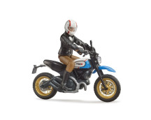 Ducati Scrambler Desert Sled met figuur Ducati Scrambler Desert Sled met figuur