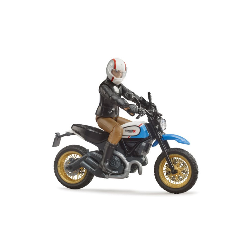 Ducati Scrambler Desert Sled met figuur Ducati Scrambler Desert Sled met figuur