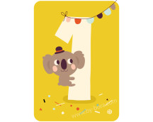 Kaart met envelop - 1 Koala
