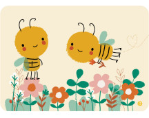 Postkaart Save the bees