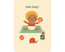 Postkaart Hello baby - Playing time
