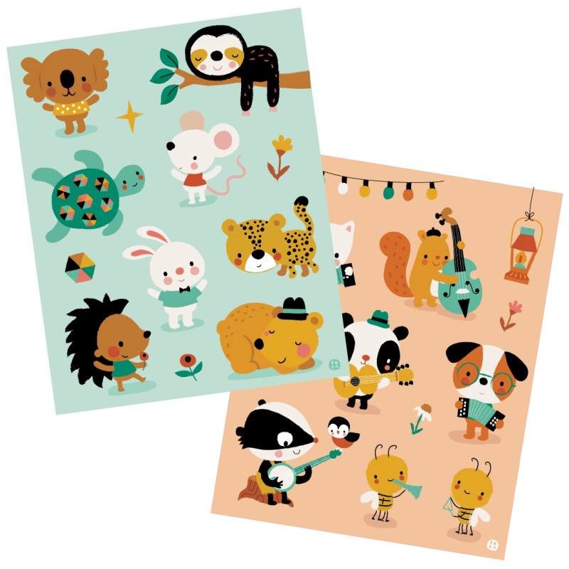 Stickers - Little mouse and friends Stickers - Little mouse and friends