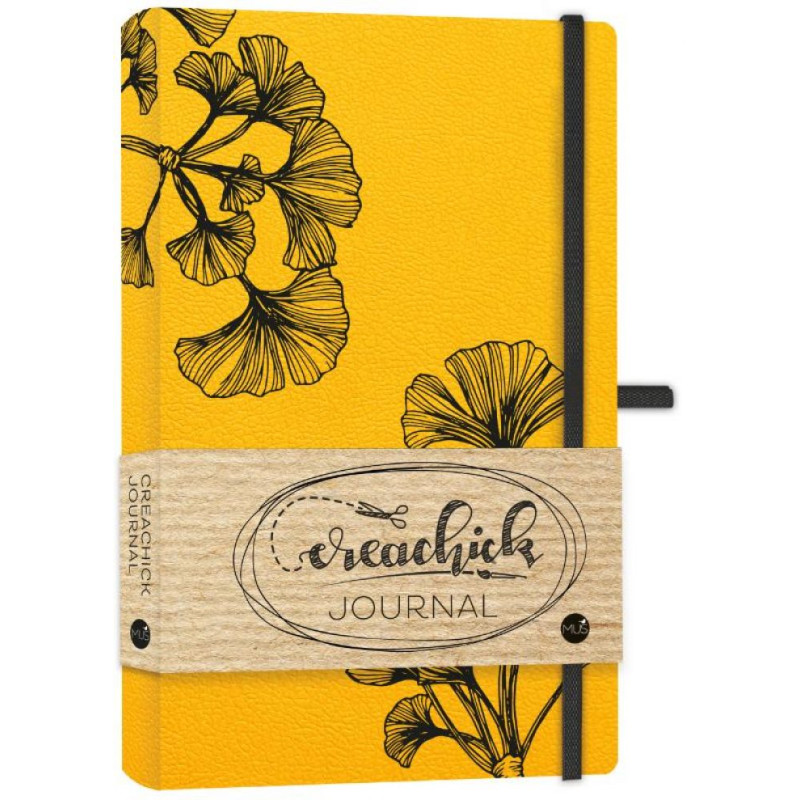 CreaChick - Journal (okergeel)