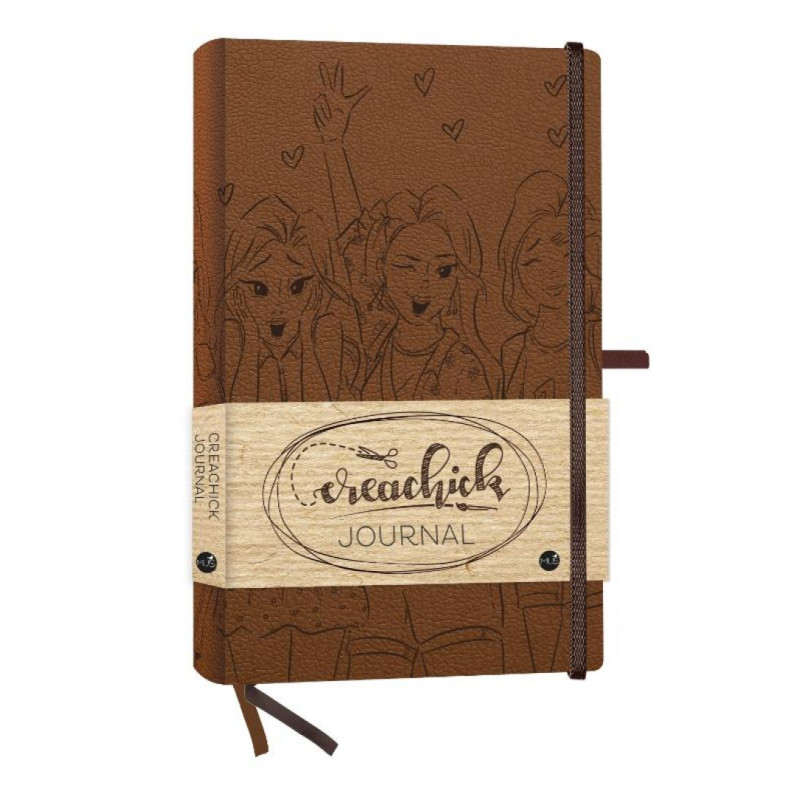 CreaChick - Journal (bruin)