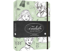 CreaChick Schetsboek Sage Green
