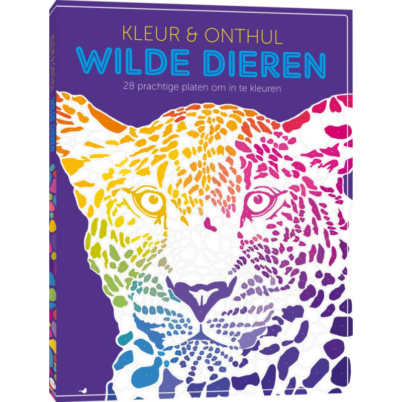Kleur & Onthul: Wilde dieren Kleur & Onthul: Wilde dieren