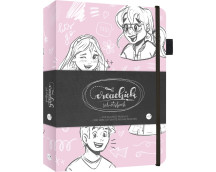 CreaChick Schetsboek Pink