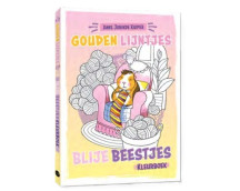 Gouden Lijntjes: Blije beestjes kleurboek
