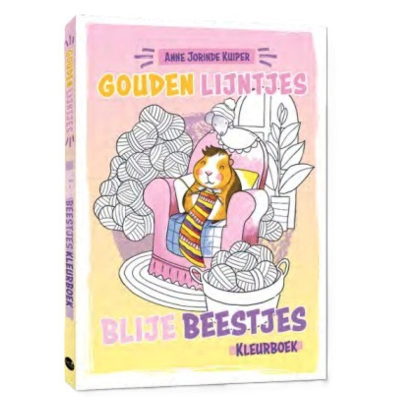 Gouden Lijntjes: Blije beestjes kleurboek Gouden Lijntjes: Blije beestjes kleurboek