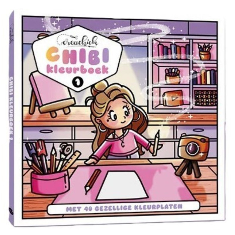 Creachick Chibi Kleurboek 1 Creachick Chibi Kleurboek 1