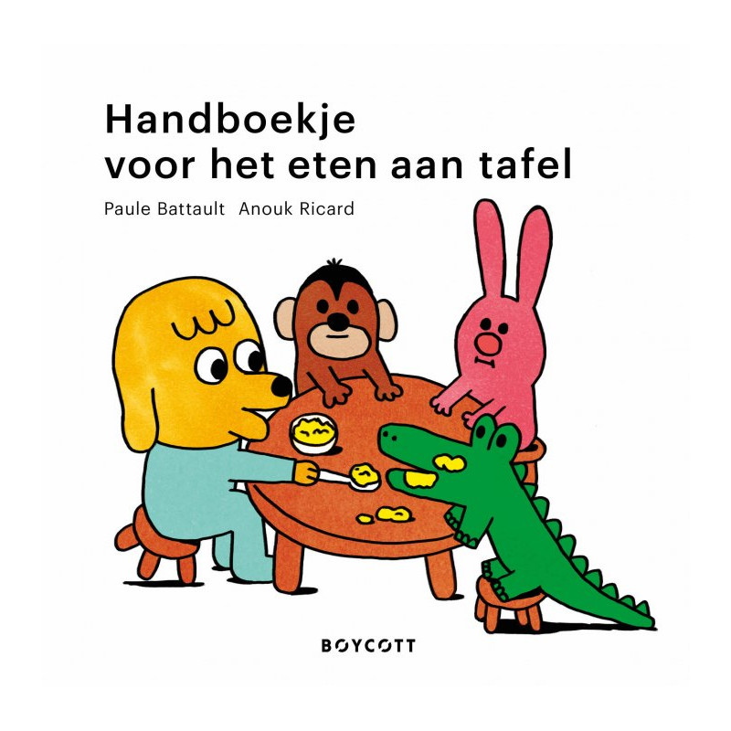 Handboekje voor het eten aan tafel
