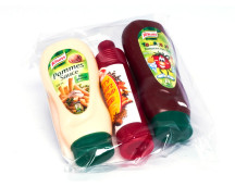 Ketchup en mayoflessen (3 stuks)