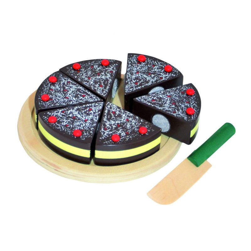 Houten chocoladetaart