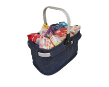 Luxe boodschappenmand jeans (incl. boodschappen)